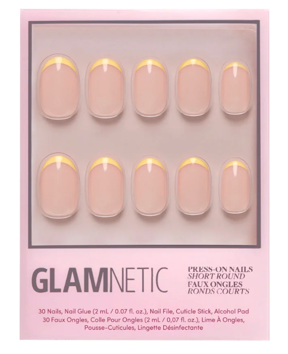 Fresh Butter Press-on Nails - Short Round Spring Yellow