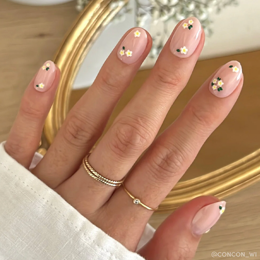 Petals Press-on Nails - Short Round Solid Nail