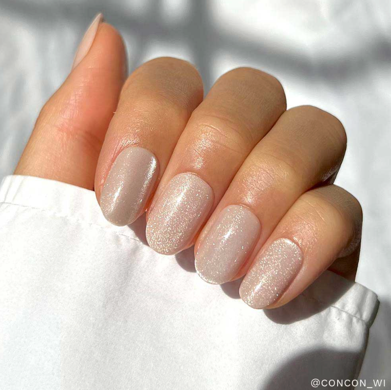 Pure Intentions Press-on Nails - Iridescent Hue - Natural Nail