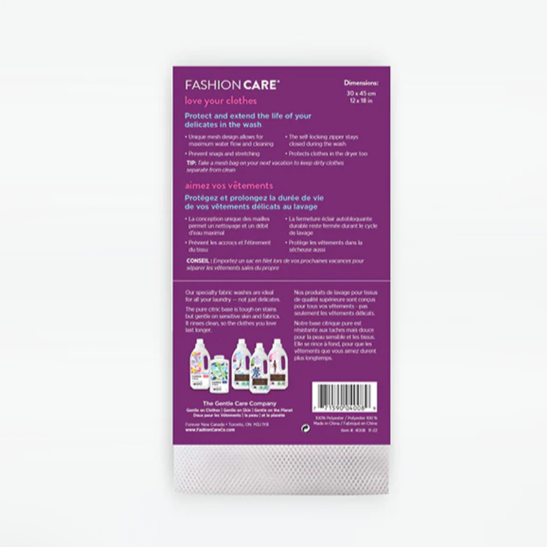 Fashion Care Soft Mesh Wash Bag