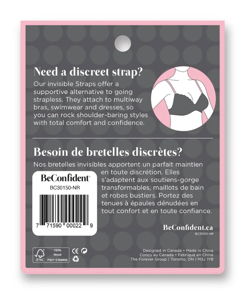 Invisible Clear Bra Straps – Discreet Strapless Alternative