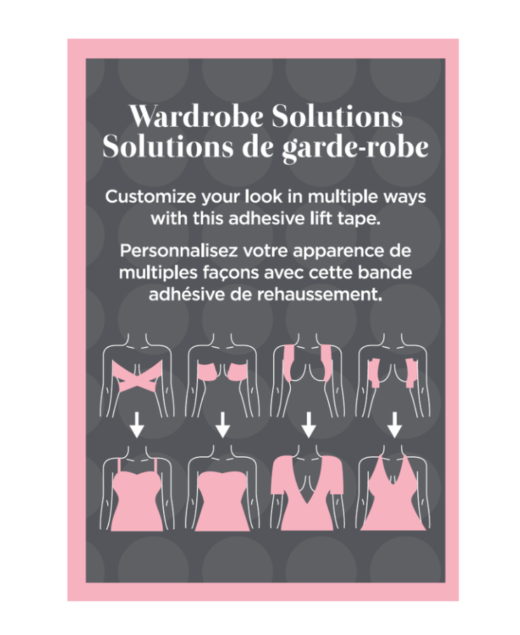 Breast Lift Tape + 3 Nipple Cover Sets – Instant Lift Bundle