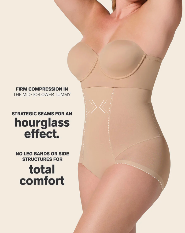 Culotte gainante taille haute sans couture Leonisa 012811