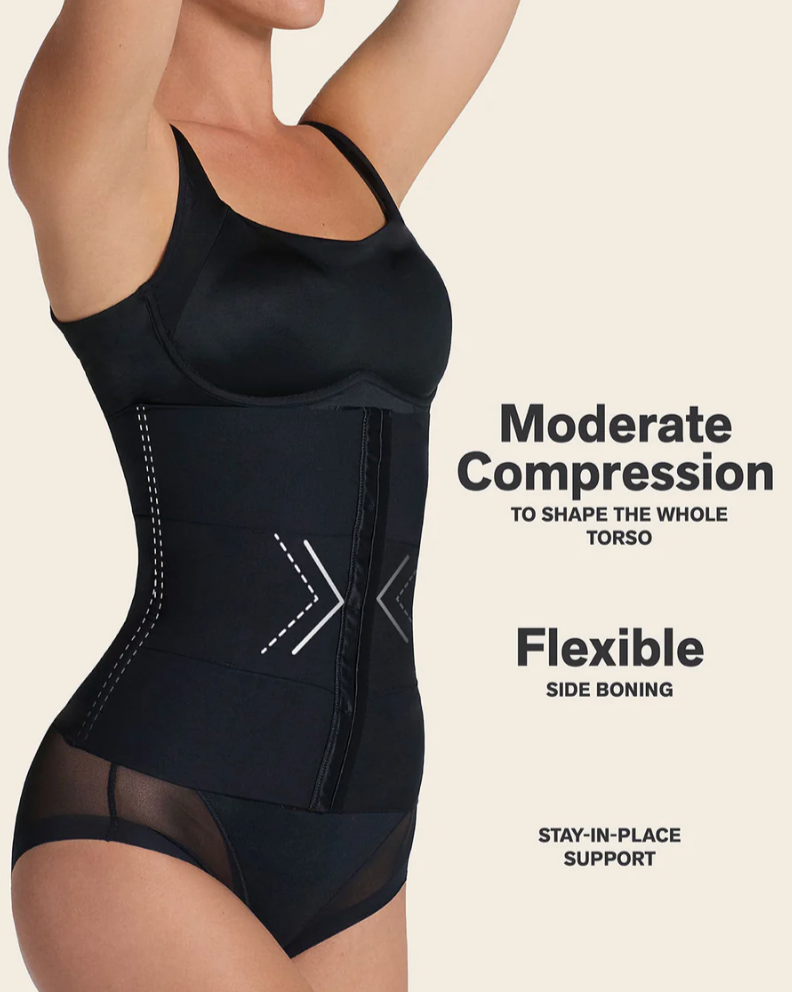 3-Band Custom Waist Cincher with Back Support - Leonisa E15792