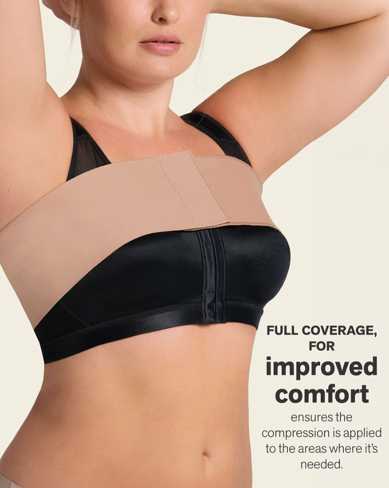 Post-Surgical Breast & Chest Compression Wrap – Adjustable Leonisa 054004