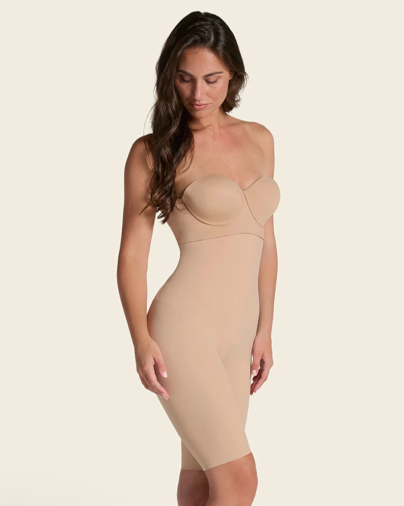 Extra High-Waisted Firm Shaper Shorts – Tummy Control & Anti-Chafe Leonisa 012940