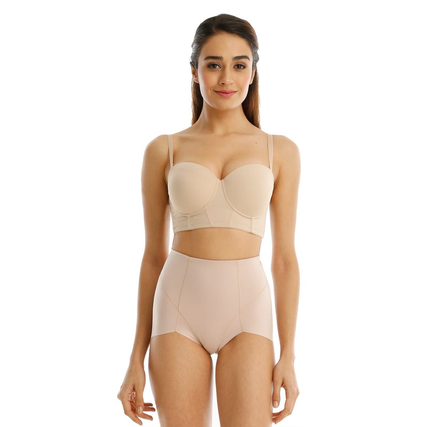 Soutien-gorge bustier court sans couture XIXILI OXB 1200
