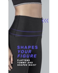 Ultra-Soft Dual Compression & Lift Butt  Leggings for Optimal Support Leonisa 012916